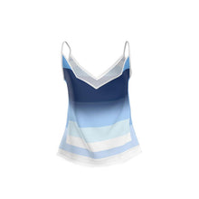 Carica l'immagine nel visualizzatore di Gallery, Top in pizzo con disegni della linea Gradazioni