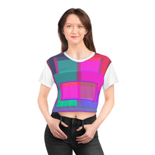 Carica l'immagine nel visualizzatore di Gallery, AOP Crop Tee Laila Lago & C. by Iannilli Antonella