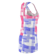 Load image into Gallery viewer, Dress with summer art print designed by Laila Lago & C. by Iannilli Antonella