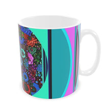 Carica l'immagine nel visualizzatore di Gallery, Tazza con fiori linea una casa nel bosco