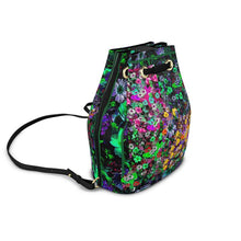 Load image into Gallery viewer, Zainetto in pelle con la stampa fiorita linea Il fiorame