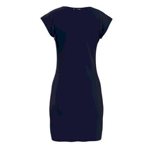 Carica l'immagine nel visualizzatore di Gallery, Abito tunica in cotone con logo centrale linea Donna riflessi città