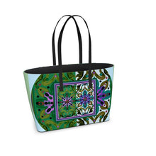 Load image into Gallery viewer, Borsa Tote in pelle collezione Acquarelli