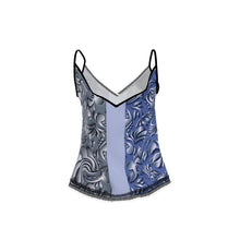 Carica l'immagine nel visualizzatore di Gallery, Top con bordo in pizzo linea Ricami