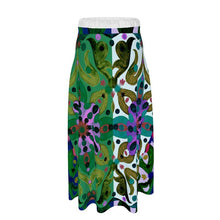 Carica l'immagine nel visualizzatore di Gallery, Gonna lunga elegante linea Acquarelli