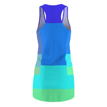 Carica l'immagine nel visualizzatore di Gallery, Dress with summer art print designed by Laila Lago & C. by Iannilli Antonella