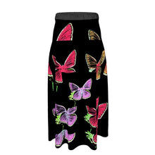 Carica l'immagine nel visualizzatore di Gallery, Gonna lunga linea Farfalle