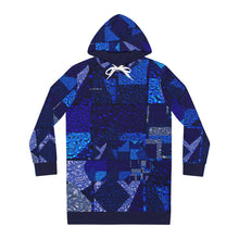 Carica l'immagine nel visualizzatore di Gallery, Women's Hoodie Dress (AOP) Stampa Laila Lago & C. by Iannilli Antonella