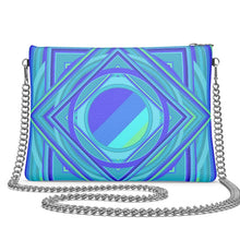 Load image into Gallery viewer, Borsa a tracolla con catena linea Smeraldo
