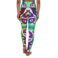 Carica l'immagine nel visualizzatore di Gallery, High Waisted Yoga Leggings with Art Print Laila Lago & C. by Iannilli Antonella
