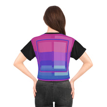 Carica l'immagine nel visualizzatore di Gallery, AOP Crop Tee Laila Lago & C. by Iannilli Antonella