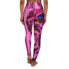 Carica l'immagine nel visualizzatore di Gallery, High Waisted Yoga Leggings with Art Print Laila Lago & C. by Iannilli Antonella