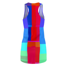 Carica l'immagine nel visualizzatore di Gallery, Dress with summer art print designed by Laila Lago & C. by Iannilli Antonella