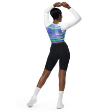 Load image into Gallery viewer, Recycled long-sleeve crop top Laila Lago & C. by I.A.