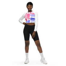 Load image into Gallery viewer, Recycled long-sleeve crop top Laila Lago & C. by I.A.