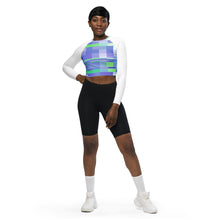 Load image into Gallery viewer, Recycled long-sleeve crop top Laila Lago & C. by I.A.