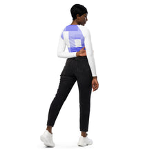 Carica l'immagine nel visualizzatore di Gallery, Recycled long-sleeve crop top Stampa Laila Lago & C. by I.A.