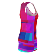 Carica l'immagine nel visualizzatore di Gallery, Dress with summer art print designed by Laila Lago & C. by Iannilli Antonella