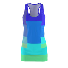 Carica l'immagine nel visualizzatore di Gallery, Dress with summer art print designed by Laila Lago & C. by Iannilli Antonella