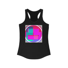 Load image into Gallery viewer, Women's Ideal Racerback Tank with central art print Laila Lago & C.by Iannilli Antonella
