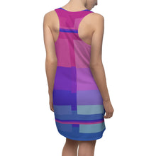 Carica l'immagine nel visualizzatore di Gallery, Dress with summer art print designed by Laila Lago & C. by Iannilli Antonella