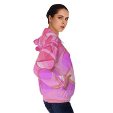 Carica l'immagine nel visualizzatore di Gallery, Women’s Full-Zip Hoodie (AOP) Laila Lago & C. by I.A.