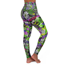 Carica l'immagine nel visualizzatore di Gallery, High Waisted Yoga Leggings with Art Print Laila Lago & C. by Iannilli Antonella