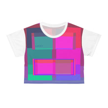 Carica l'immagine nel visualizzatore di Gallery, AOP Crop Tee Laila Lago & C. by Iannilli Antonella