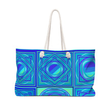 Load image into Gallery viewer, Beach bag with artistic print designed by Laila Lago & C. by Iannilli Antonella