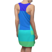 Carica l'immagine nel visualizzatore di Gallery, Dress with summer art print designed by Laila Lago & C. by Iannilli Antonella