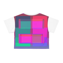 Carica l'immagine nel visualizzatore di Gallery, AOP Crop Tee Laila Lago & C. by Iannilli Antonella