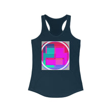 Load image into Gallery viewer, Women's Ideal Racerback Tank with central art print Laila Lago & C.by Iannilli Antonella