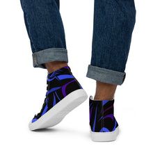 Load image into Gallery viewer, Men’s high top canvas shoes Laila Lago & C. by Iannilli Antonella