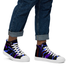 Load image into Gallery viewer, Men’s high top canvas shoes Laila Lago & C. by Iannilli Antonella