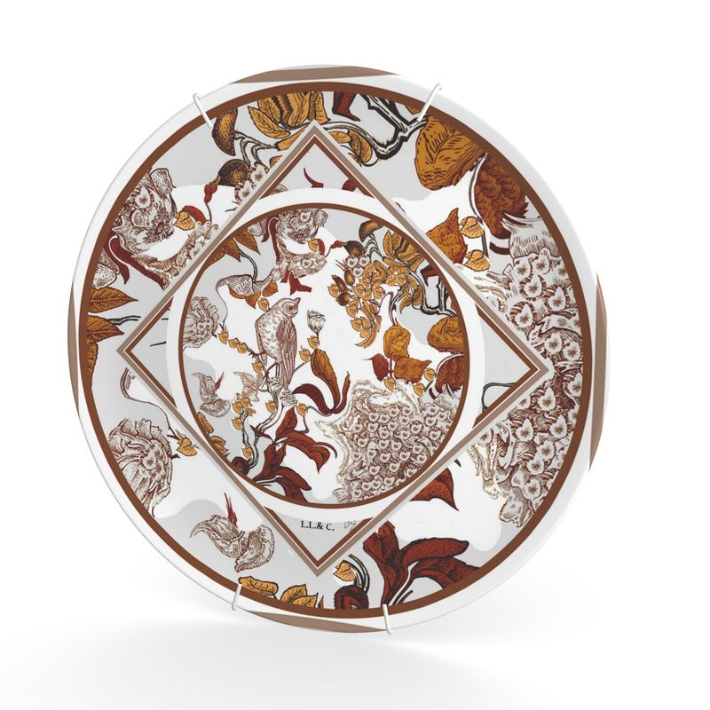 Elegante piatto da collezione linea Il paradiso segreto