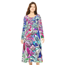 Carica l&#39;immagine nel visualizzatore di Gallery, Women&#39;s Long Sleeve Dance Dress (AOP) Laila Lago &amp; C. by I.A.
