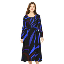 Load image into Gallery viewer, Women&#39;s Long Sleeve Dance Dress (AOP) Laila Lago &amp; C. by I.A.
