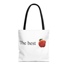 Load image into Gallery viewer, Graphic Tote Bag – "RED COLOR" Cosmetic Makeup Print
