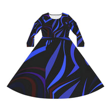 Load image into Gallery viewer, Women&#39;s Long Sleeve Dance Dress (AOP) Laila Lago &amp; C. by I.A.
