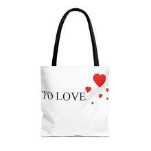 Load image into Gallery viewer, Graphic Tote Bag – "RED COLOR" Cosmetic Makeup Print
