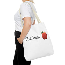Load image into Gallery viewer, Graphic Tote Bag – "RED COLOR" Cosmetic Makeup Print
