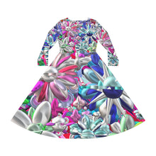 Carica l&#39;immagine nel visualizzatore di Gallery, Women&#39;s Long Sleeve Dance Dress (AOP) Laila Lago &amp; C. by I.A.

