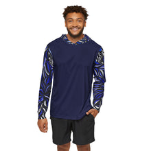 Carica l&#39;immagine nel visualizzatore di Gallery, Camicia sportiva linea -Onde blu azzurre-
