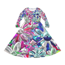 Carica l&#39;immagine nel visualizzatore di Gallery, Women&#39;s Long Sleeve Dance Dress (AOP) Laila Lago &amp; C. by I.A.
