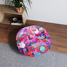 Carica l&#39;immagine nel visualizzatore di Gallery, Tufted Floor Pillow, Round Laila Lago &amp; C. by I.A.
