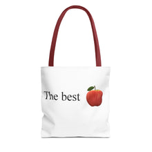 Load image into Gallery viewer, Graphic Tote Bag – "RED COLOR" Cosmetic Makeup Print
