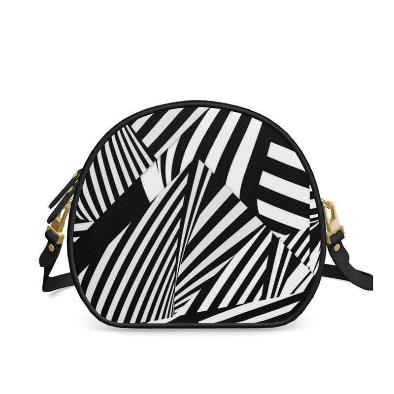 Borsa in pelle a tracolla  martellata linea Mi invisibili