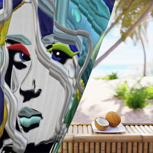 Load image into Gallery viewer, Tenda con stampa artistica linea-IL FIUME DI GALATEA-
