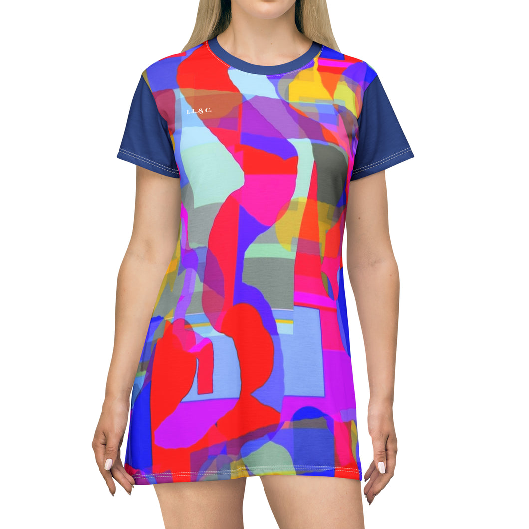 T-Shirt Dress (AOP) Laila Lago & C. by I.A.
