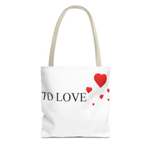 Load image into Gallery viewer, Graphic Tote Bag – "RED COLOR" Cosmetic Makeup Print
